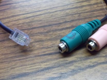 HEADSET BUDDY 01-PC35-RJ9 PC HEADSET TO RJ9/RJ10/RJ22 PLUG PHONE CABLE ADAPTER - Image 2