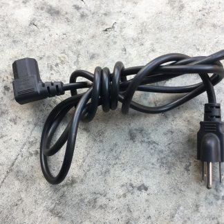 Power Cord for Computer 6 ft 18 AWG Right Angle C13 to 5-15P
